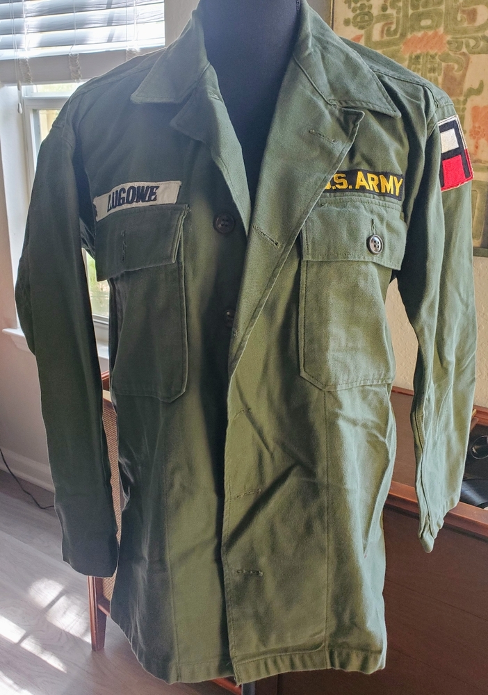 VINTAGE WWII U.S. ARMY FIRST ARMY FIELD SHIRT